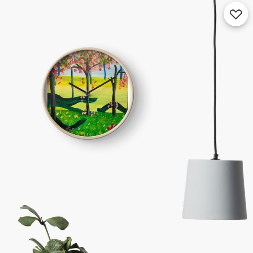 Spring Fever Wall Clock(Custom Made) - Picture 2 of 4